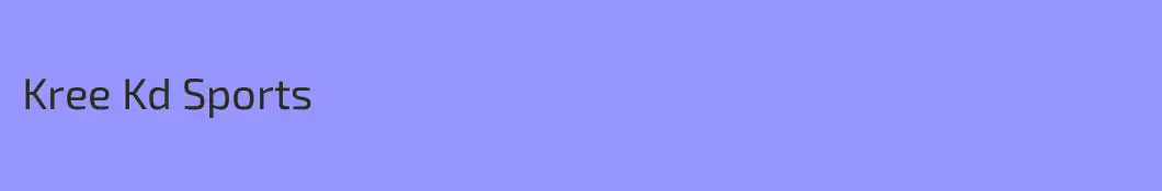 Kree Kd Sports